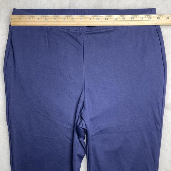 Fabulously Slimming by Chico's Womens Blue Pull On Cropped Pants Size 2.5 US L - Picture 6 of 10